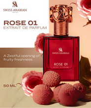 Cargar imagen en el visor de la galería, Swiss Arabian Heritage Collection Rose 01 Extrait De Parfum 50ml