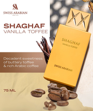 Cargar imagen en el visor de la galería, Swiss Arabian Shaghaf Vanilla Toffee EDP 75ml