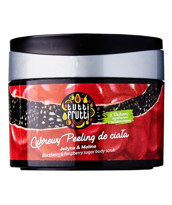 Tutti Frutti Blackberry & Raspberry Sugar Body Scrub 300g