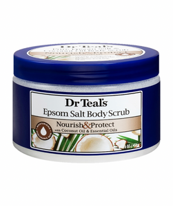 Dr. Teals Coconut Oil Salt Scrub 16oz