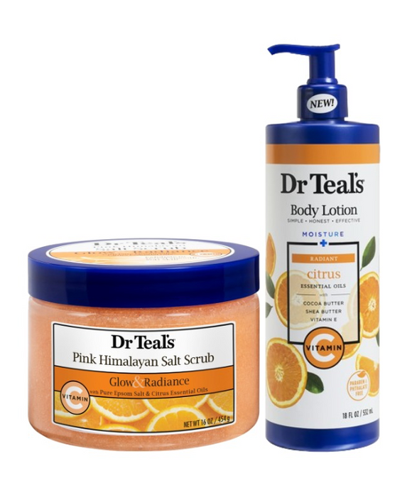 Dr. Teals Combo Piel Brillante (2 Piezas)